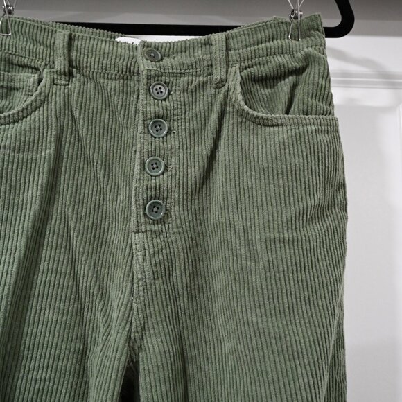 Reformation Jean Size 29 Cynthia Button Fly High Rise Straight Corduroy Pants - Picture 6 of 9